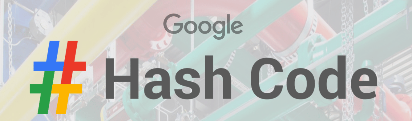 Hash code. Google hash code.